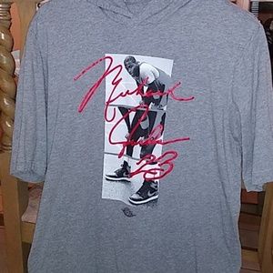 Michael Jordan short sleeve hoodie
